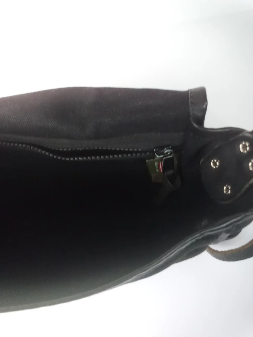 Duluth Pack Haversack Canvas Leather Messenger Bag Black